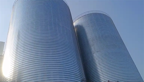 下城2座混凝土高架卷板仓