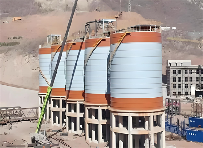 下城高架钢板仓